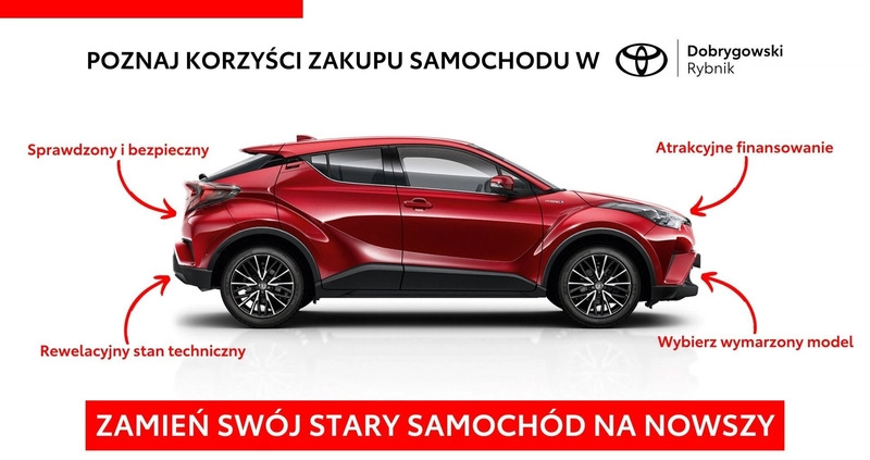 Toyota C-HR cena 131850 przebieg: 12946, rok produkcji 2023 z Zabłudów małe 596